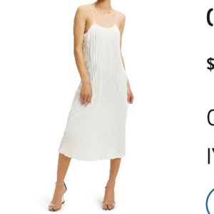 GOOD AMERICAN - NWT - Plissé MIDI Dress